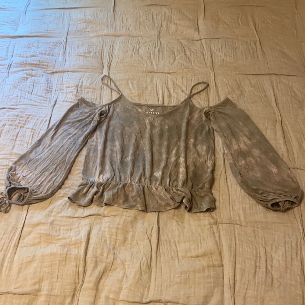 American Eagle Tie-Dye Long Sleeve Shirt (S)